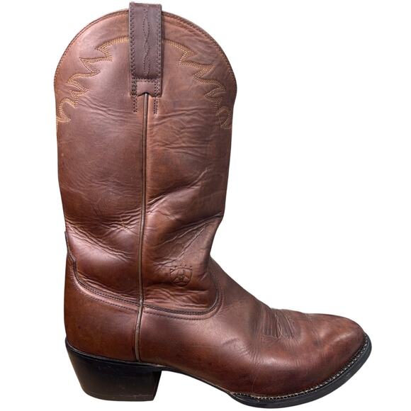 Ariat Men’s Heritage Brown Leather Western Cowboy Boots Size US 13 D main image 9